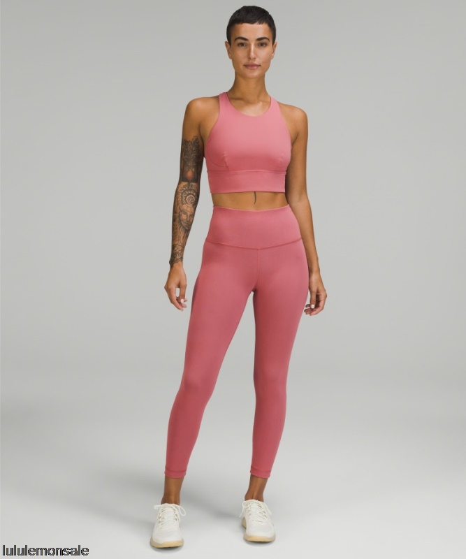 Lululemon Damen DELULU065 | Brier Rose Wunder Train High-rise Tight 25